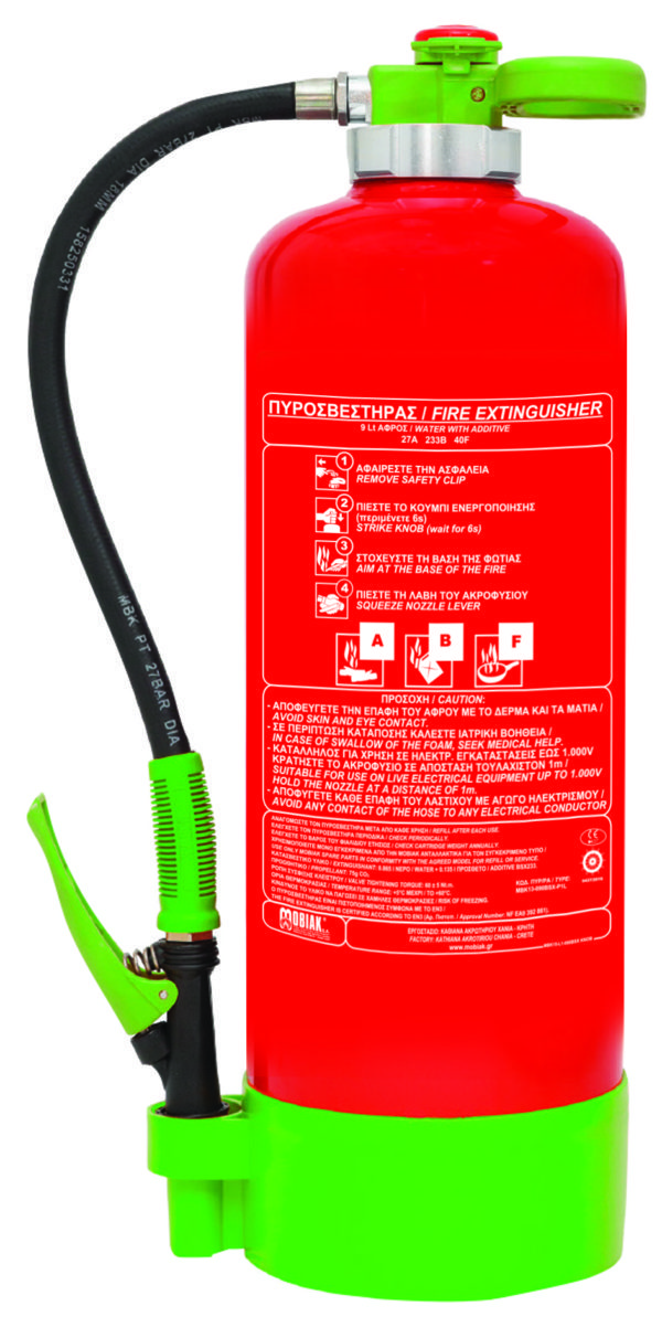 Fire Extinguisher 9Lt Foam with Int. Cartridge